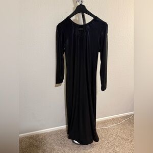 Elegant Black Long Sleeve Dress